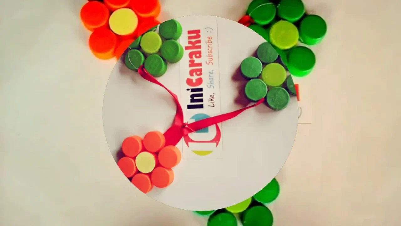 ide kreatif tutup botol bekas kombinasi kain batik