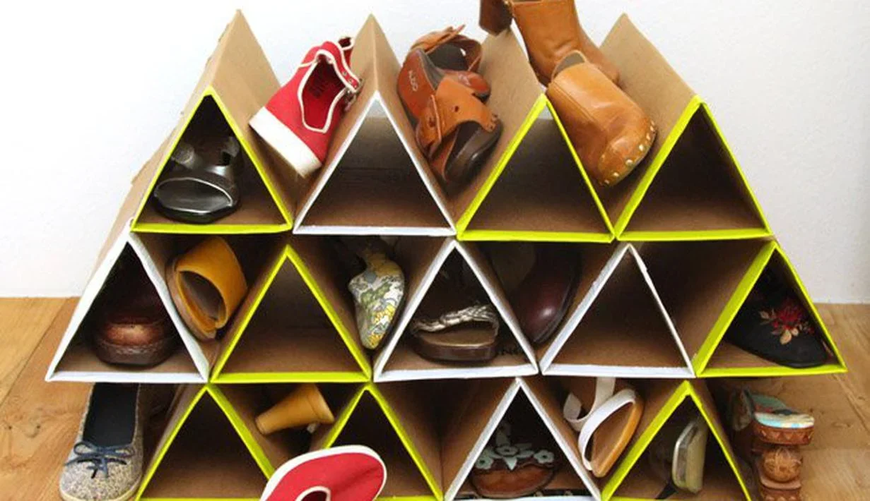 ide rak sepatu kreatif