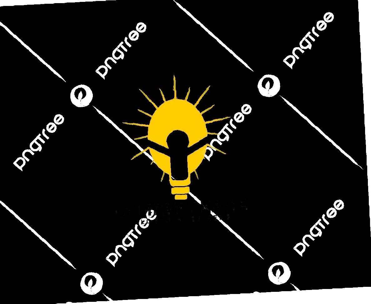 logo lampu ide kreatif